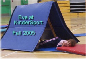 Eve has joined KinderSport this winter.