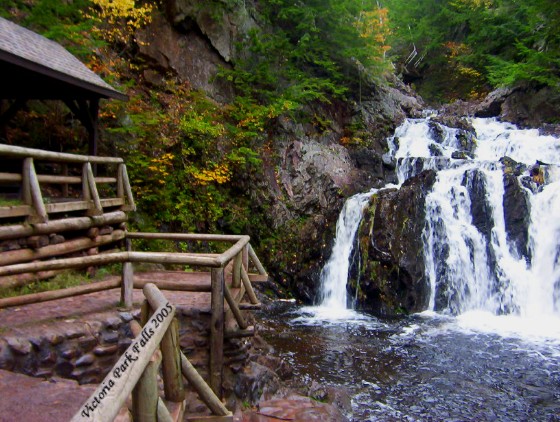Victoria Park Falls in Truro,Nova Scotia