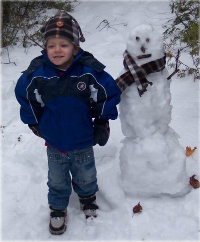 Magnus and the snowman